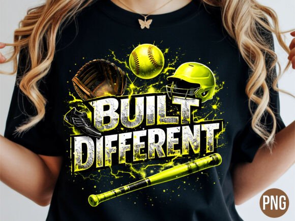Download Built Different Softball Sports PNG - Softball Collection