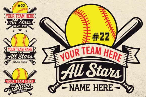 Download Softball Allstars Svg Softball Team Svg - Softball Collection