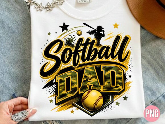 Download Softball Dad Sports Shirt Fathers Day - Premium Resources