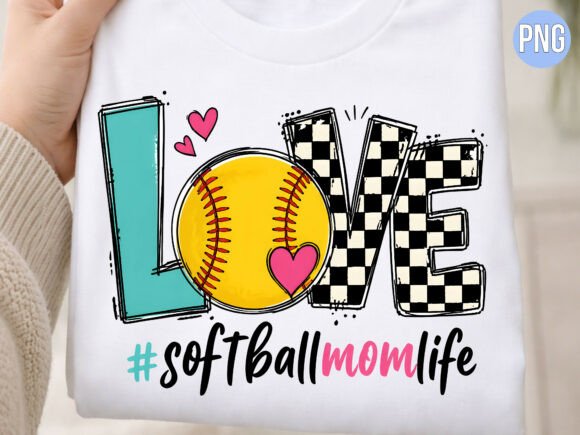 Download Softball Mom Life Love PNG Tshirt - Softball Collection
